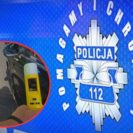 Nietrzeźwy 45-latek uciekł z miejsca kolizji i próbował zaatakować policjantkę!