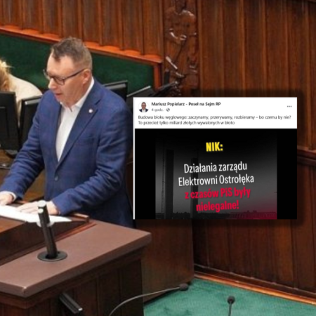 "Tylko miliard w błoto". Popielarz o decyzji NIK w sprawie Ostrołęki