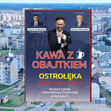 "Kawa z Obajtkiem". Były prezes Orlenu odwiedzi Ostrołękę