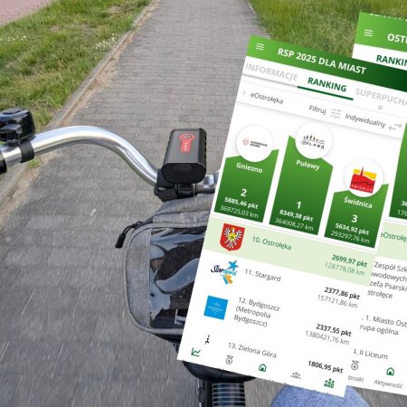 Rowerowa Stolica Polski 2025: Ostrołęka wciąż w czołówce! Rywalizacja na półmetku