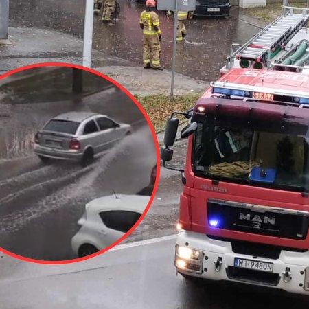 Ulewa nad Ostrołęką i powiatem: Strażacy mieli ręce pełne roboty [WIDEO, ZDJĘCIA]