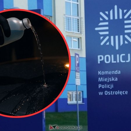 Żrąca substancja zniszczyła samochód. Kto widział sprawcę?