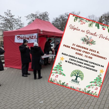 Wigilia na Osiedlu Parkowe – spotkanie świąteczne w Parku Miejskim
