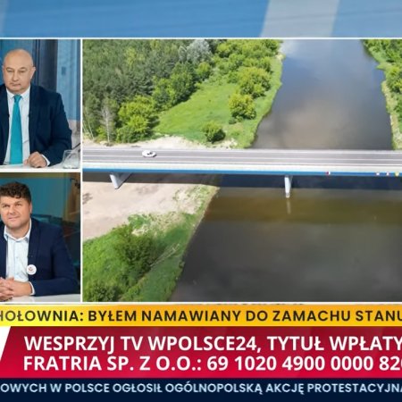 W telewizji o nowym moście w Teodorowie. "Mogę pochwalić się" - mówił poseł [WIDEO]