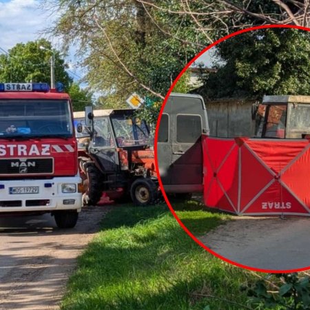 Śmierć pod kołami ciągnika. Prokuratura ustala, jak doszło do tragedii [ZDJĘCIA]