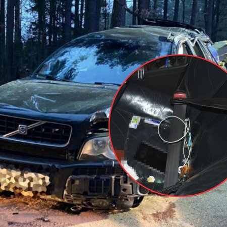 43-latek zginął po dachowaniu volvo. Policja ujawnia szokujący szczegół dotyczący zdarzenia! [ZDJĘCIA]