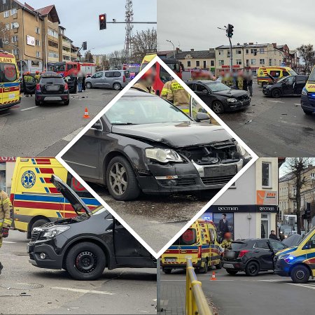Poważna kolizja w centrum Ostrołęki! 3000 złotych mandatu! [WIDEO, ZDJĘCIA]