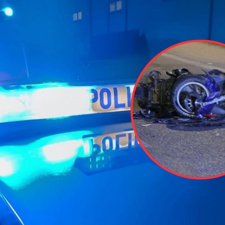 Nocny wypadek w gminie Rzekuń. Motocyklista trafił do szpitala