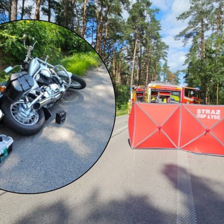 Sekundy zadecydowały o życiu! Motocyklista nie przeżył zderzenia z autem. Był policjantem [WIDEO, ZDJĘCIA]