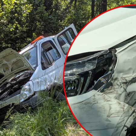 Jedna osoba ranna po zderzeniu aut w gminie Rzekuń [WIDEO, ZDJĘCIA]