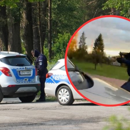 Policyjna obława jak z filmu akcji! Co wydarzyło się na trasie Ostrołęka - Kruki? [WIDEO]