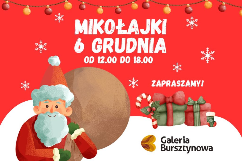 Mikołajki pełne magii w Galerii Bursztynowej!