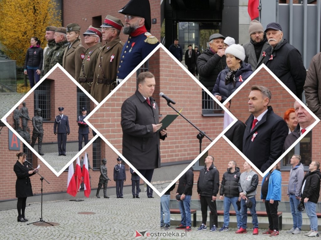 Święto Niepodległości w Ostrołęce. Obchody 107. rocznicy rozpoczęto wspólnym hymnem [ZDJĘCIA, WIDEO]