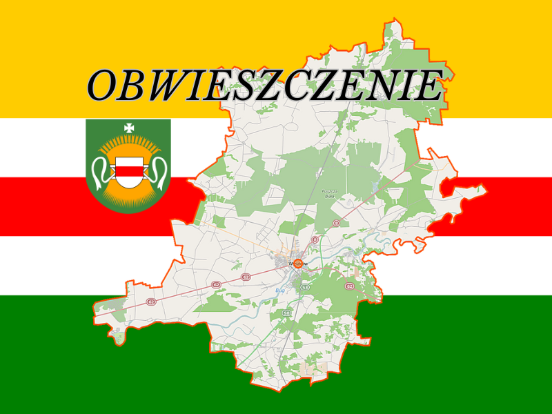 OBWIESZCZENIE STAROSTY POWIATU WYSZKOWSKIEGO