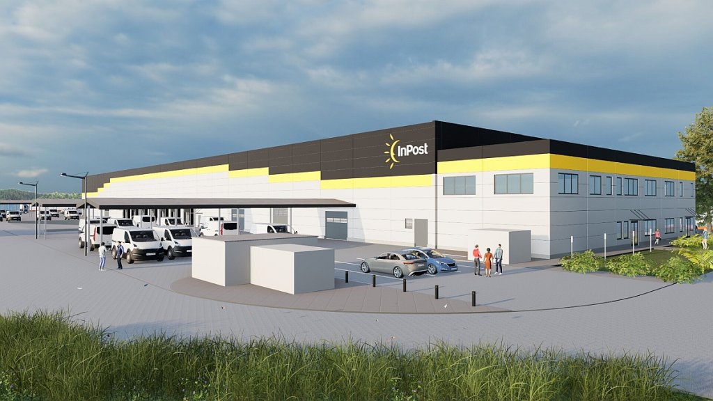 tak będzie wyglądał hub logistyczny InPost w Ostrołęce
