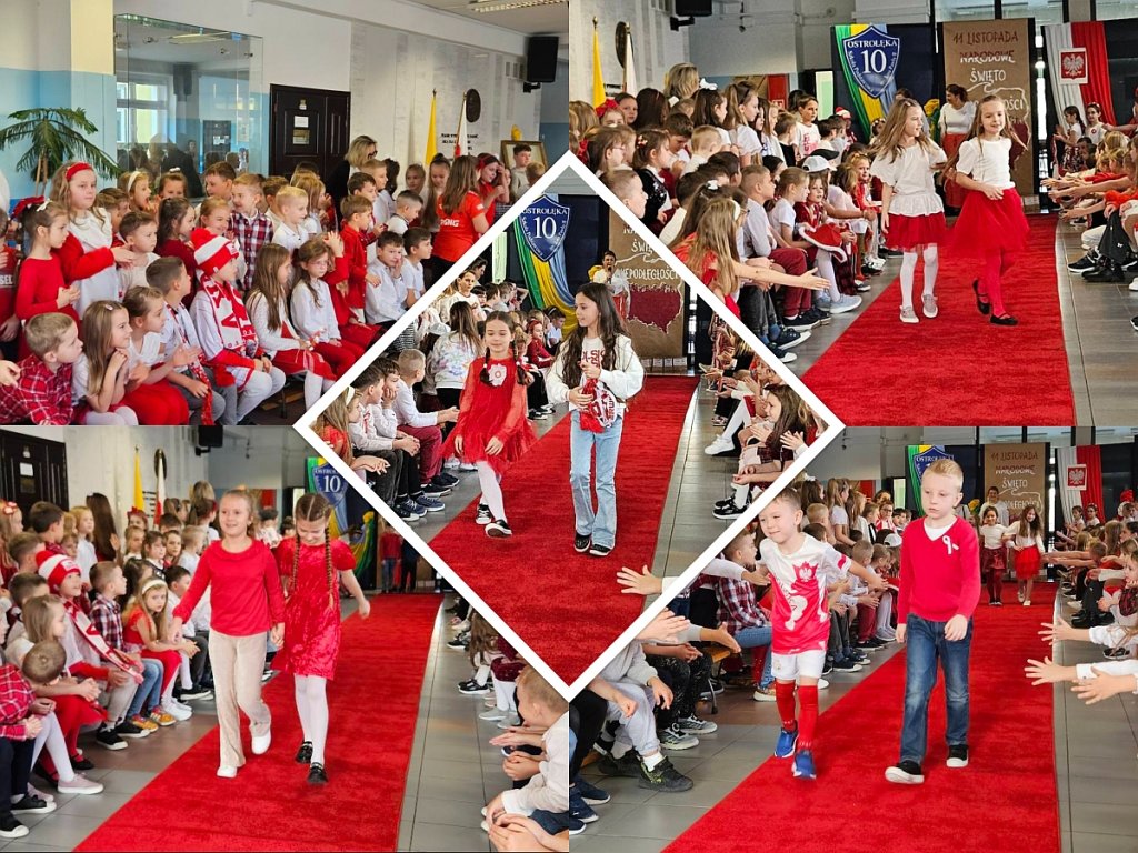Niezwykły pokaz mody patriotycznej. Tak SP nr 10 świętowała niepodległość [ZDJĘCIA]