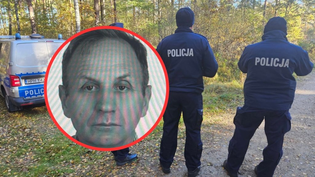Ryszard Bobiński (62 lata) zaginął 19 października, fot. KMP w Ostrołęce