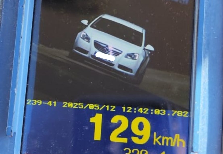 Kolejny pirat drogowy zatrzymany. 24-latek pędził 129 km/h