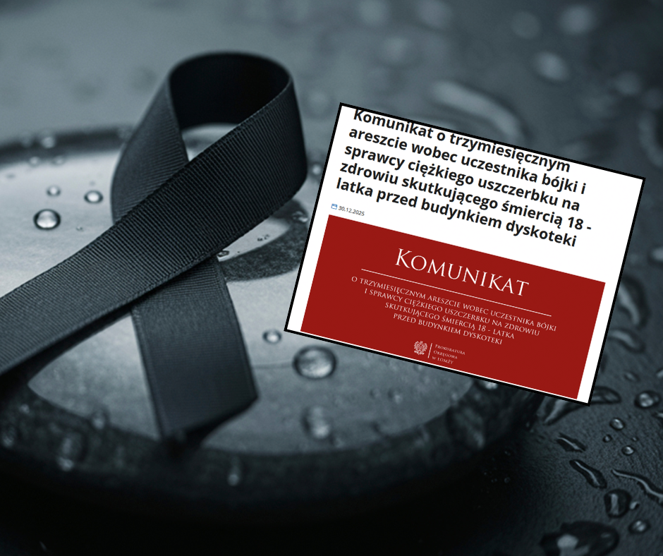 Tragedia przed dyskoteką. Nowy komunikat prokuratury. "Wszyscy uczestnicy byli narażeni"