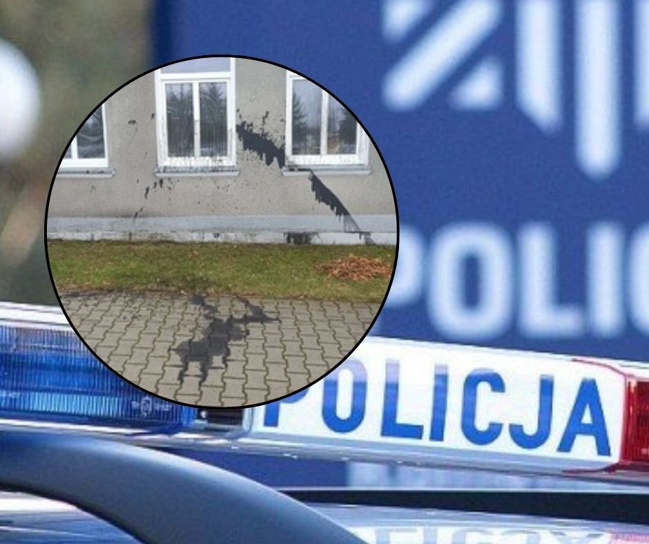 Szybka akcja policji: Zatrzymano 50-latka, który oblał budynek!