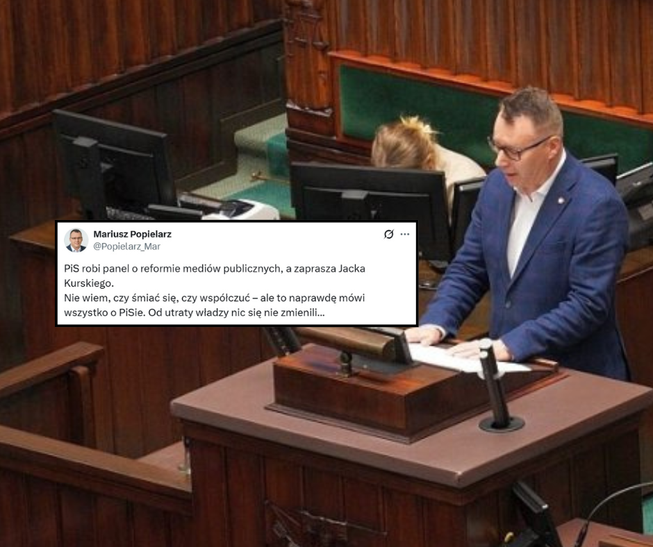 Konwencja PiS w Katowicach. Poseł Popielarz komentuje. "Czy śmiać się, czy współczuć?"