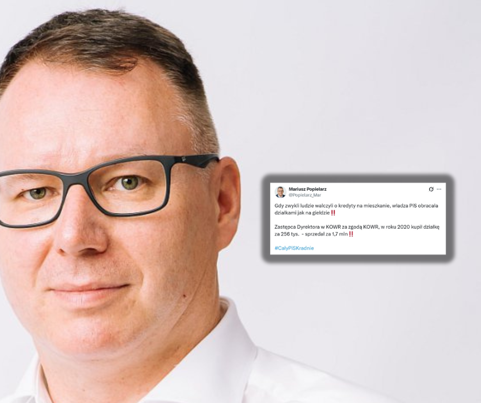 Poseł Popielarz zapowiada rozliczenia i skazywanie winnych. "To nasz obowiązek"