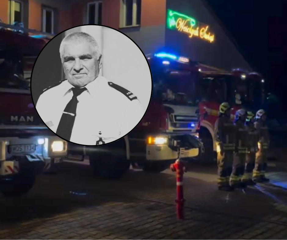 Strażak zmarł podczas wyjazdu na akcję. Tak oddali mu hołd [WIDEO]