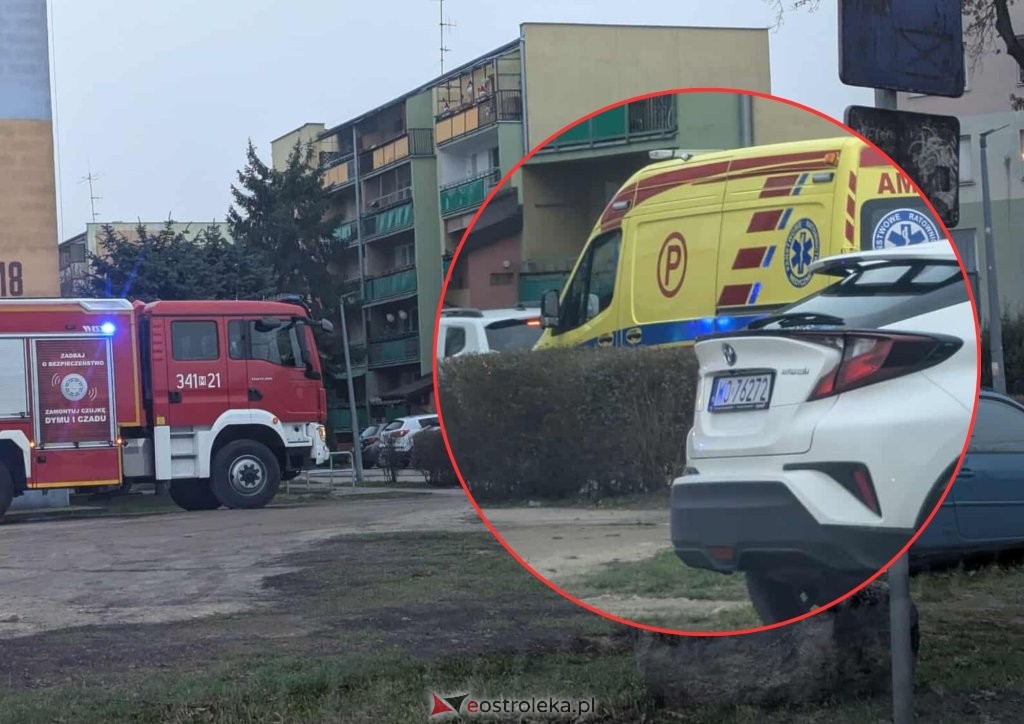 Policja, straż i karetka pod blokiem. Co działo się za zamkniętymi drzwiami seniorki? [ZDJĘCIA]