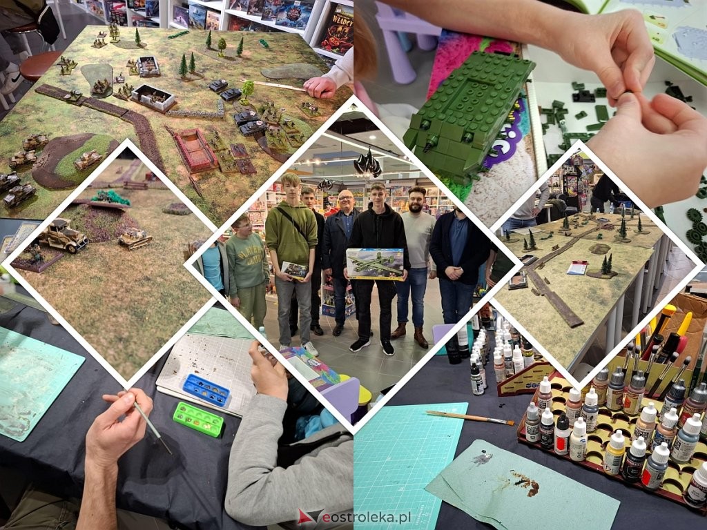 Modelarstwo, historia i czołgi z klocków. Tak pasjonaci świętowali Niepodległość w sklepie Niedźwiadek [ZDJĘCIA]