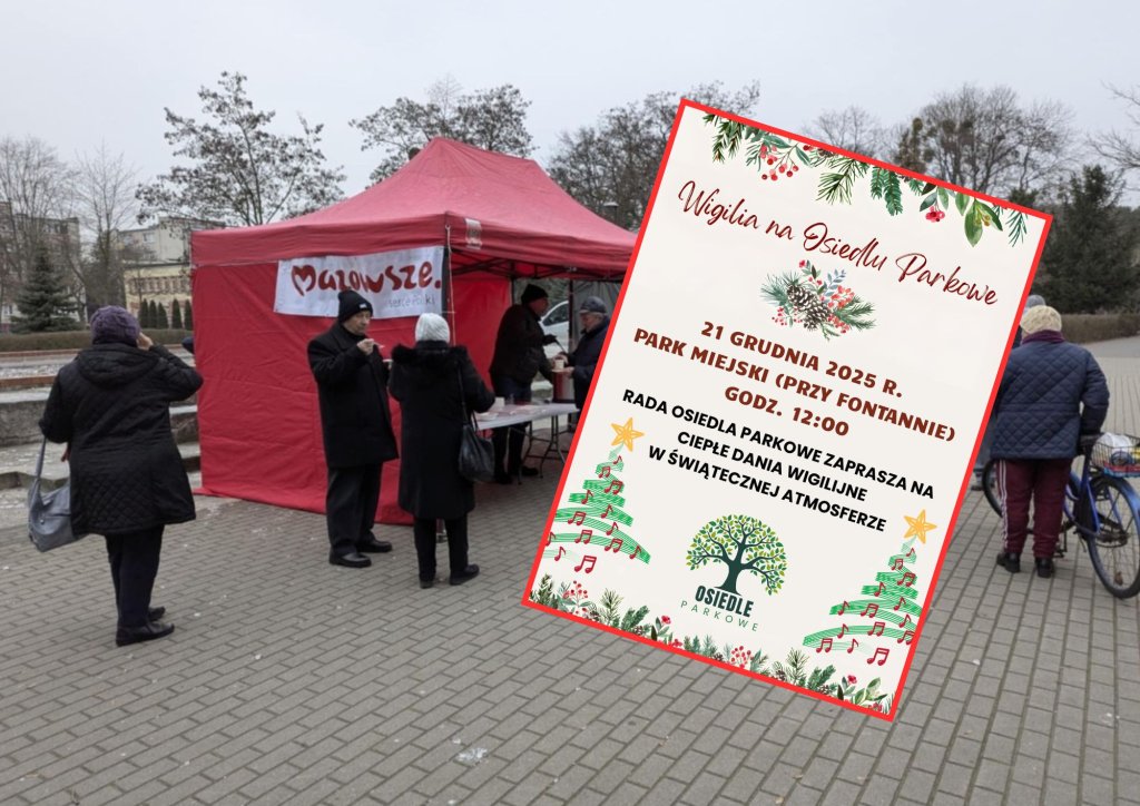 Wigilia na Osiedlu Parkowe – spotkanie świąteczne w Parku Miejskim