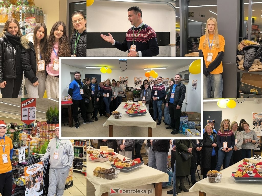 Wielkie serca mieszkańców gminy Olszewo-Borki. Ponad 1,6 tony żywności trafi do potrzebujących na święta! [WIDEO, ZDJĘCIA]