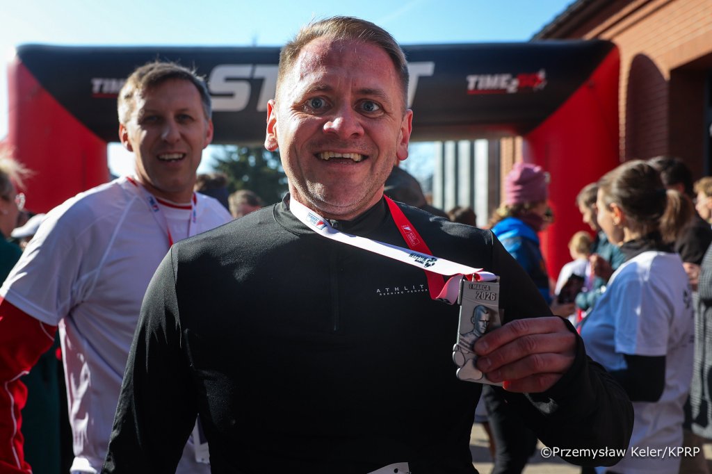 Prezydencki minister odwiedził Ostrołękę. Zaliczył choćby bieg! [ZDJĘCIA]