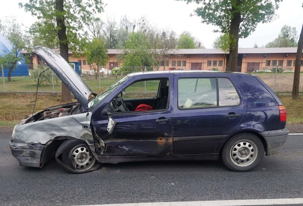 Kierujący VW Golfem nie miał czasu w reakcję. Sprawca ukarany