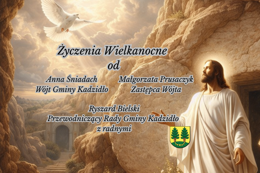 Życzenia Wielkanocne od władz gminy Kadzidło