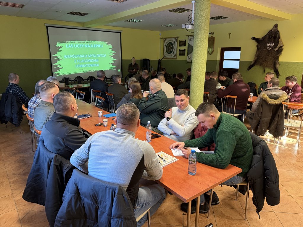 34 edukatorów łowieckich na szkoleniu w Ostrołęce. "Będzie to procentować w przyszłości"
