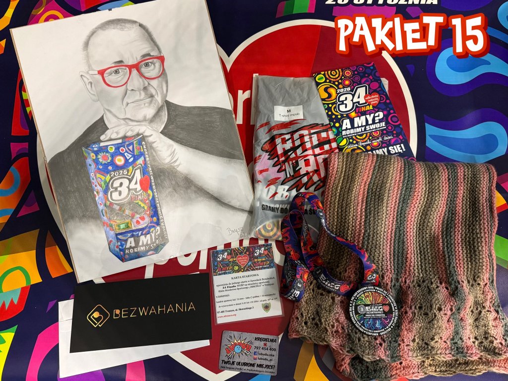 WOŚP Ostrołęka 2026: Zobacz pełną listę fantów na licytacje! Unikatowe gadżety i pakiety od sponsorów