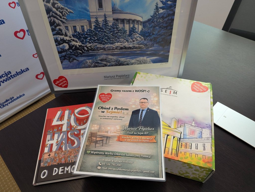 Poseł Popielarz gra z WOŚP. "Do końca świata i jeden dzień dłużej!"