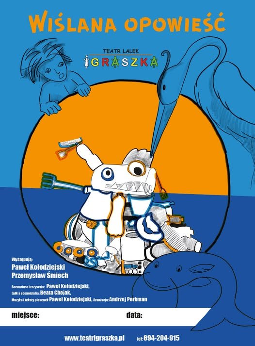 Teatr Igraszka ze spektaklem „Opowieść Wiślana” w Lelisie. Wstęp wolny!