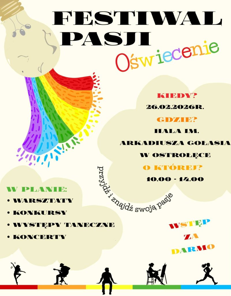 Młodzi z pasją dla rówieśników. W Ostrołęce odbędzie się festiwal pasji „Oświecenie”