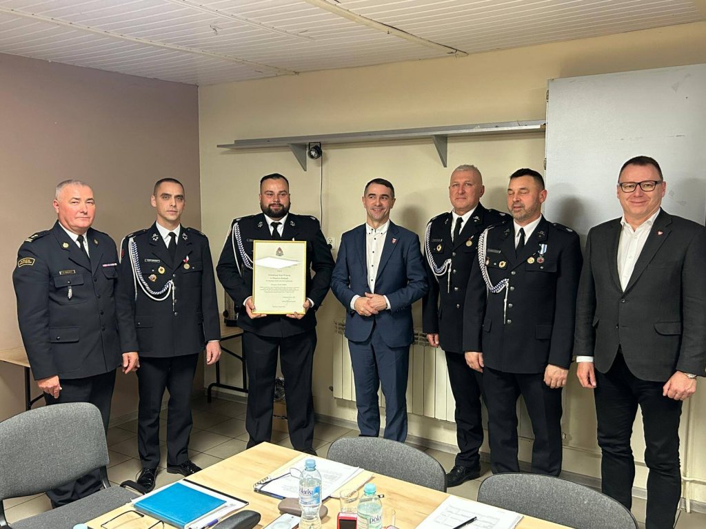 Zebranie OSP Olszewo-Borki z udziałem wójta i posła. Wybrano nowy zarząd