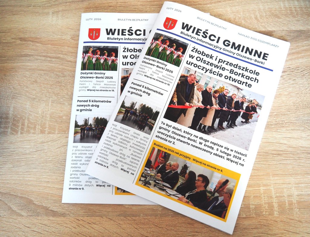 Nowy numer „Wieści Gminnych” w gminie Olszewo-Borki już dostępny!