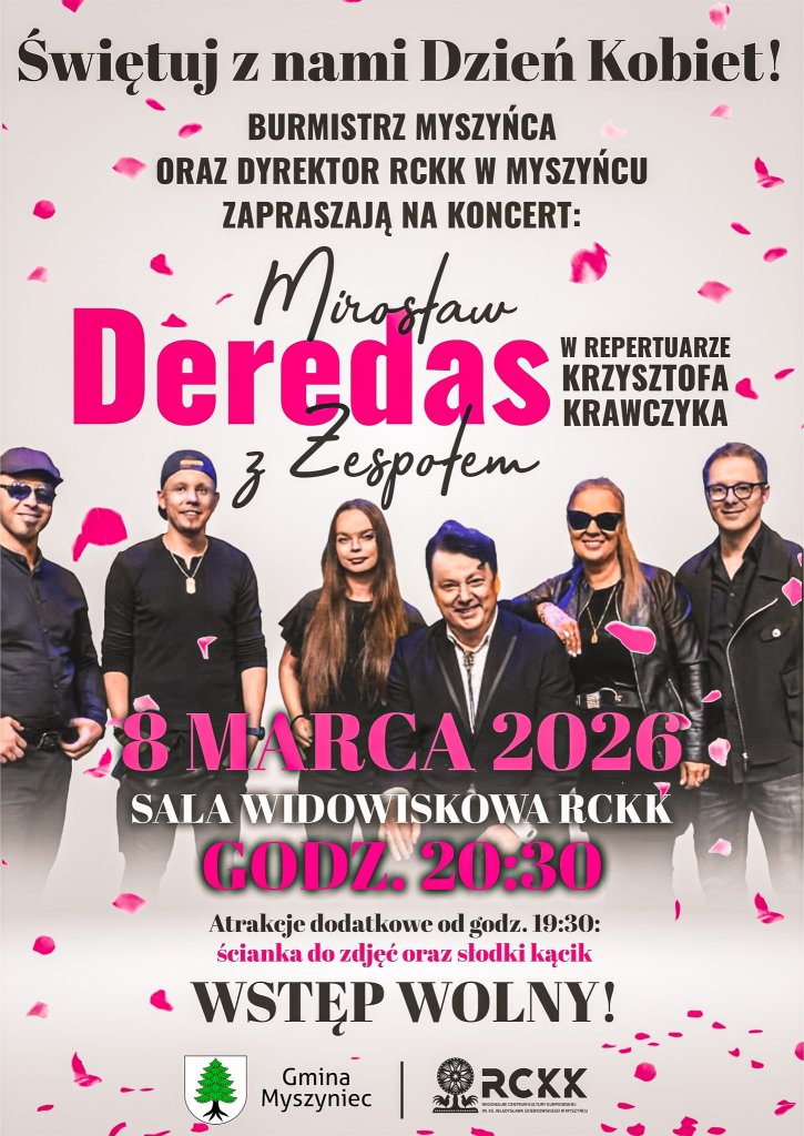 Koncert z piosenkami Krzysztofa Krawczyka. Dzień kobiet w Myszyńcu