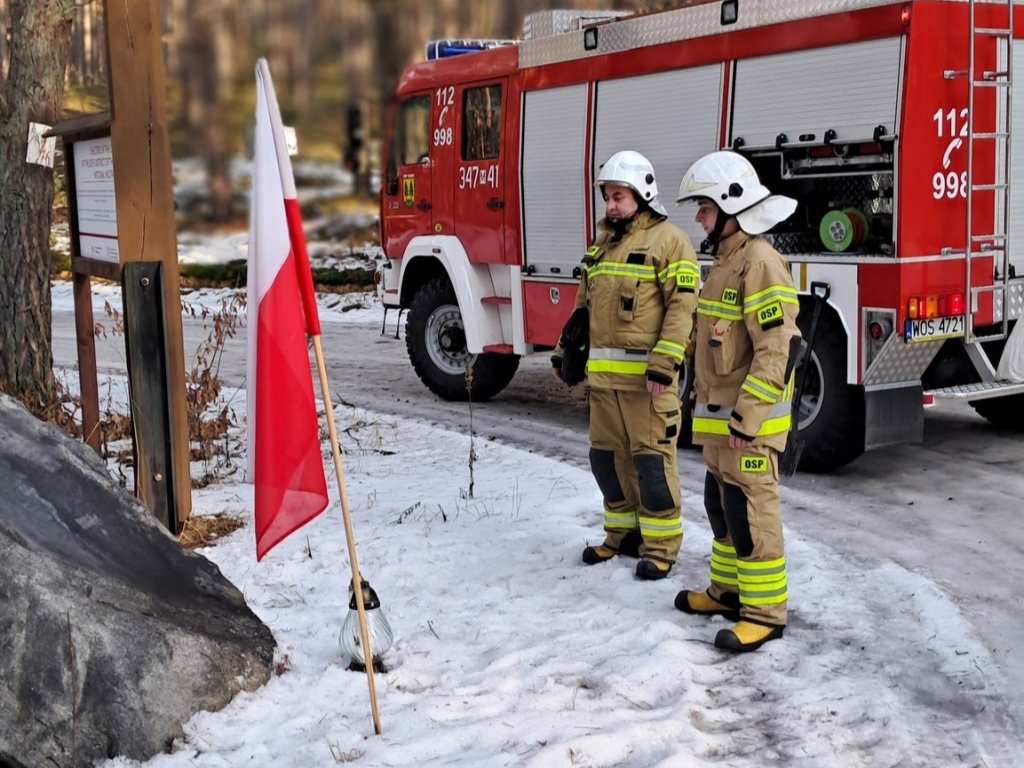 Pamięć, która nie gaśnie. Druhowie z OSP Gleba uczcili Żołnierzy Wyklętych [ZDJĘCIA]