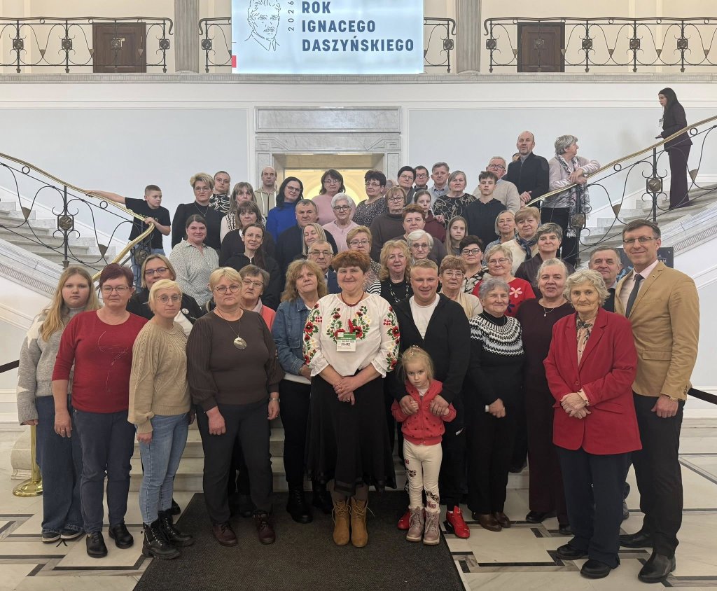 Goście z Goworowa w Sejmie. Poseł Grabowski oprowadzał delegację z gminy