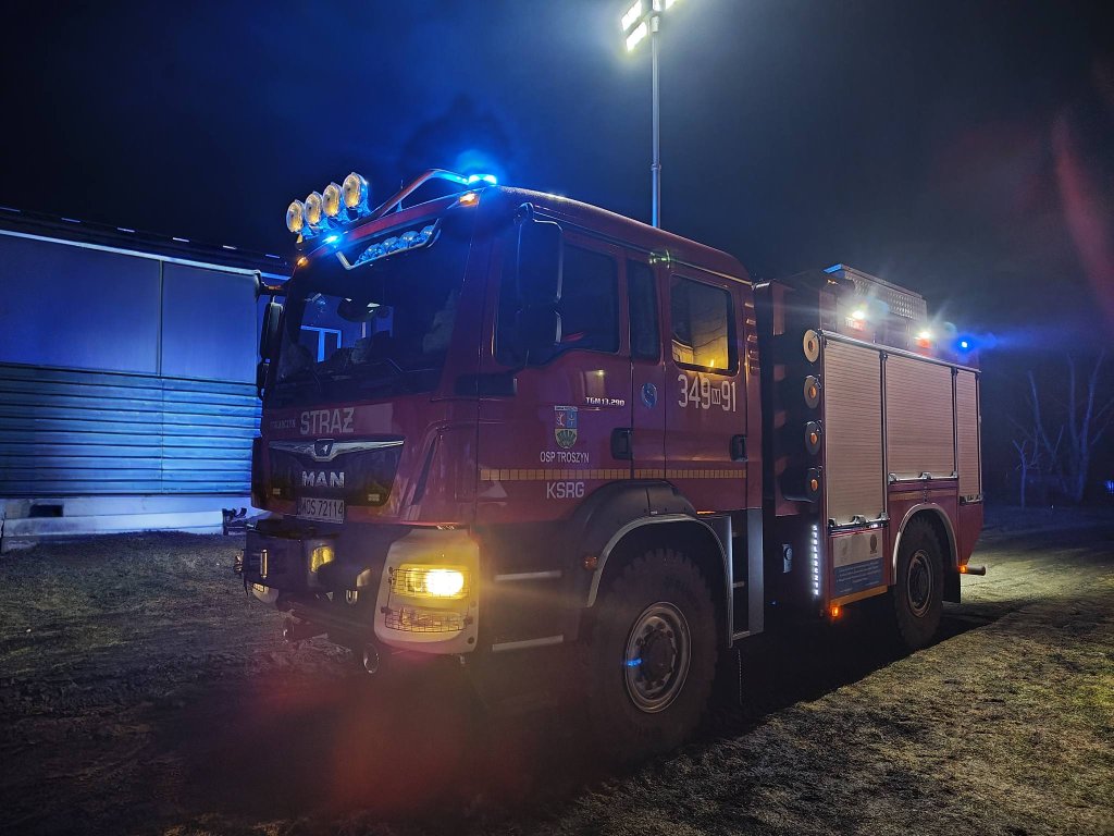 Groźny incydent w Troszynie. Syrena alarmowa postawiła mieszkańców na nogi! [ZDJĘCIA]