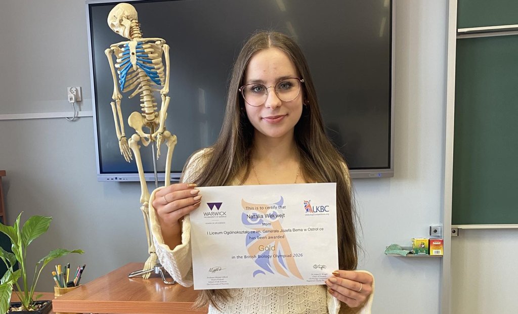 Wielki sukces uczennicy I LO! Osiągnięcie Natalii robi wrażenie