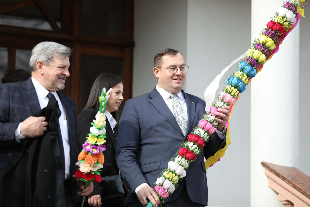 Minister rolnictwa Stefan Krajewski świętował Niedzielę Palmową w Łysych [ZDJĘCIA]