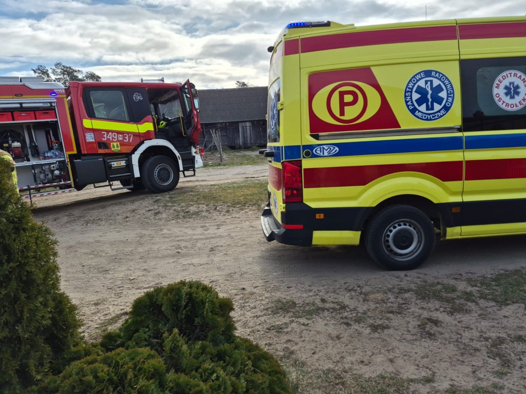 Zgasło światło, mogło zgasnąć życie. Poruszająca akcja strażaków ochotników z Kadzidła!