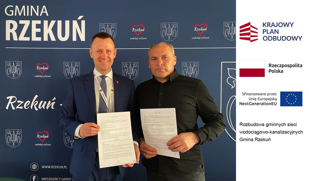 Nowa sieć wodociągowa i kanalizacja w gminie Rzekuń. Duże zmiany dla mieszkańców Dzbenina