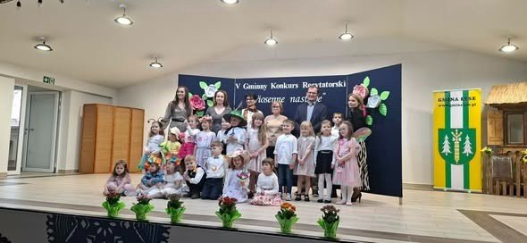 Przedszkolaki recytowały wiersze o wiośnie. Za nami gminny konkurs w Łysych!
